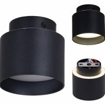 Накладной светильник Reluce Technical 53006 53006-9.5-001IL GX53+LED3W BK