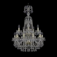 Подвесная люстра Bohemia Ivele 1409/10+5/195/XL-83/2d/G