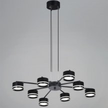 Подвесная люстра Reluce 19490-0.4-4+4 Black