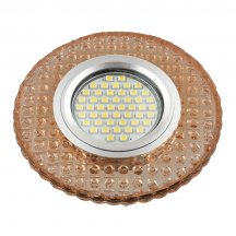 Встраиваемый светильник Fametto Luciole DLS-L143 Gu5.3 Glassy/Light Tea