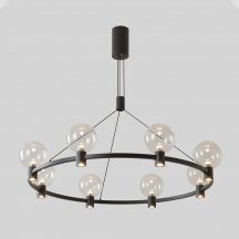 Подвесная люстра Crystal Lux Duet DUET SP56W LED BLACK
