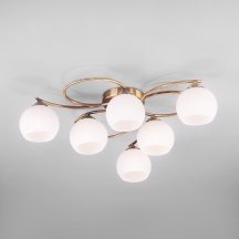 Потолочная люстра Eurosvet Alba 30144/6 античная бронза Потолочная люстра Eurosvet Alba 30144/6 античная бронза