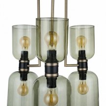 Зелёная люстра 33 идеи CHN901 CHN901.03.AMB17.ABL-M67GC