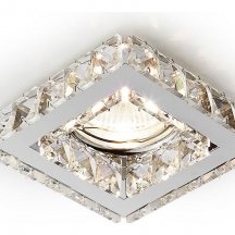 Встраиваемый светильник Ambrella light Crystal K110 CL/CH