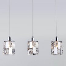 Подвесной светильник Eurosvet Scoppio 50101/3 хром