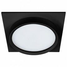 Светильник встраиваемый Feron DL705 потолочный GX70 черный квадрат IP44 51108