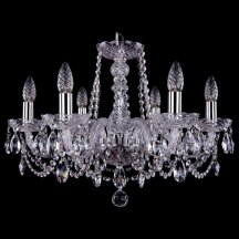 Элитная подвесная люстра Bohemia Ivele Crystal 1402 1402/6/195/Ni