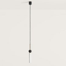 Подвесной светильник Delie C1224 Aged gold / Black marble