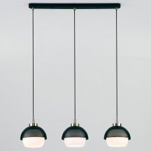 Подвесной светильник Eurosvet Nocciola 50106/3 античная бронза/черный