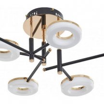 Потолочная люстра Arte Milano Ferrara-72999 272999/6 BK/GD