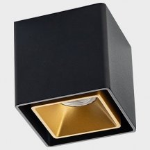 Точечный светильник Italline FASHION FX1 black + FASHION FXR gold