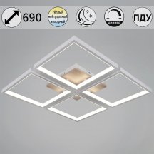 Потолочная люстра  78560-0.3-04 WH+WOOD