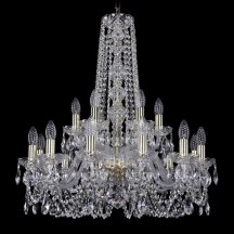 Элитная люстра Bohemia Ivele Crystal 1402 1402/12+6/240/h-75/G