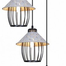 Подвесная люстра Reluce 02513-0.9-03 BK+WH