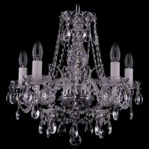 Люстра для натяжных потолков Bohemia Ivele Crystal 1411 1411/5/160/Ni