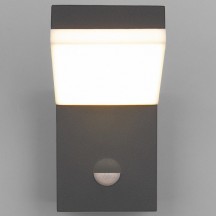 Уличный настенный светодиодный светильник Elektrostandard Sensor 1541 Techno Led серый a053947