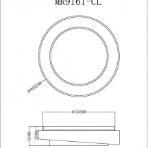 Потолочный светильник Rhea MR9161-CL