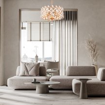 Люстра для натяжных потолков Arte Milano Sorrento-7019 377019/5/300/390 GD