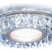 Накладной точечный светильник Ambrella light Декоративные Кристалл Led+mr16 S255 CH
