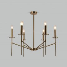 Потолочная люстра Eurosvet Anders 60142/6 латунь