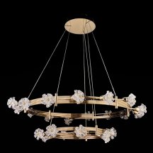 Люстра для натяжного потолка LEON Octavia LE3061/950-2K GD