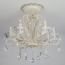 Китайская люстра Eurosvet 12205 12205/6 белый Strotskis
