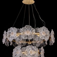 Элитная подвесная люстра LEON Violetta LE3018/800-2K GD