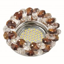 Встраиваемый светильник Fametto Fiore DLS-F130 GU5.3 Chrome/Brown
