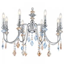 Элитная подвесная люстра Lucia Tucci Maya Maya 4450.8 Chrome