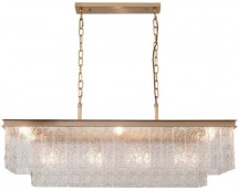 Подвесная люстра DeLight Collection Glace KG0998P-8L brass