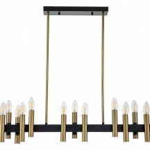 Люстра для натяжного потолка Indigo Cero 13009/12RL Black