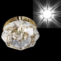 Точечный светильник Sneha 7286/H G9 GD+WT