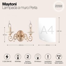 Бра Maytoni Perla ARM337-02-R