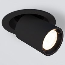 Встраиваемый светодиодный спот Elektrostandard 9917 LED 10W 4200K черный матовый a052449
