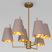 Люстра Китай Eurosvet Topanga 60173/6 латунь
