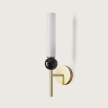 Бра Delie A1224 Aged gold / Black marble