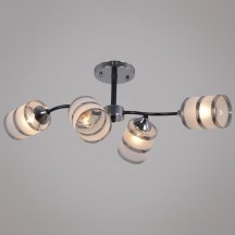 Потолочная люстра Reluce 45360-0.3-04 BK+CR