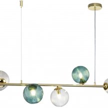 Подвесная люстра Indigo Selva 11032/5PL Gold V000297