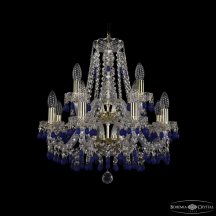 Элитная люстра Bohemia Ivele Crystal 1410 1410/8+4/160/2d G V3001
