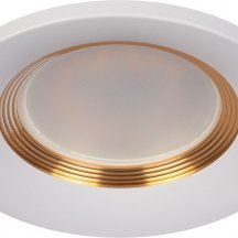 Точечный светильник KL107 WH/GD