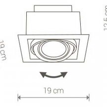 Встраиваемый светильник Nowodvorski Downlight 9575