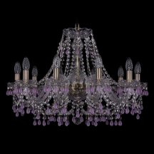 Люстра для гостиной Bohemia Ivele Crystal 1410 1410/10/240/Pa/V7010