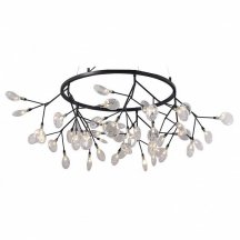 Люстра для натяжного потолка Crystal Lux Evita Evita SP45 D BLack/Transparent