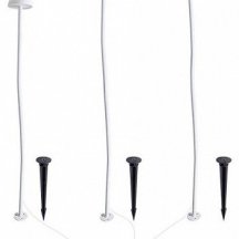 Грунтовый светильник Arte Lamp Motus A1081PA-3WH