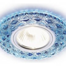 Накладной точечный светильник Ambrella light Декоративные Кристалл Лайт S288 BL