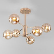 Подвесная люстра Россия Eurosvet Ascot 30166/6 золото