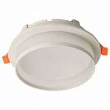 Светильник встраиваемый Feron DL700  потолочный GX70 белый круг 51093