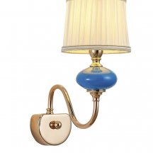 Настенный светильник Россия Lumien Hall Макей 1031/1W-GD-PBL-WT