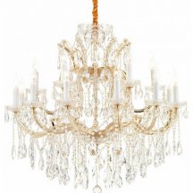 Подвесная люстра iLamp Diamond 6071-18 GD+CL