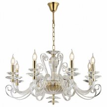 Элитная подвесная люстра Newport 8570 8578/C gold polished
